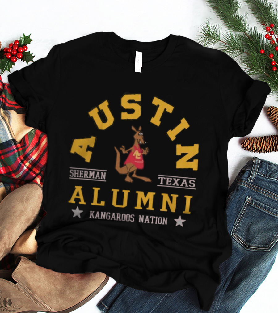Austin Sherman Texas Alumni Kangaroos Nation T-Shirt
