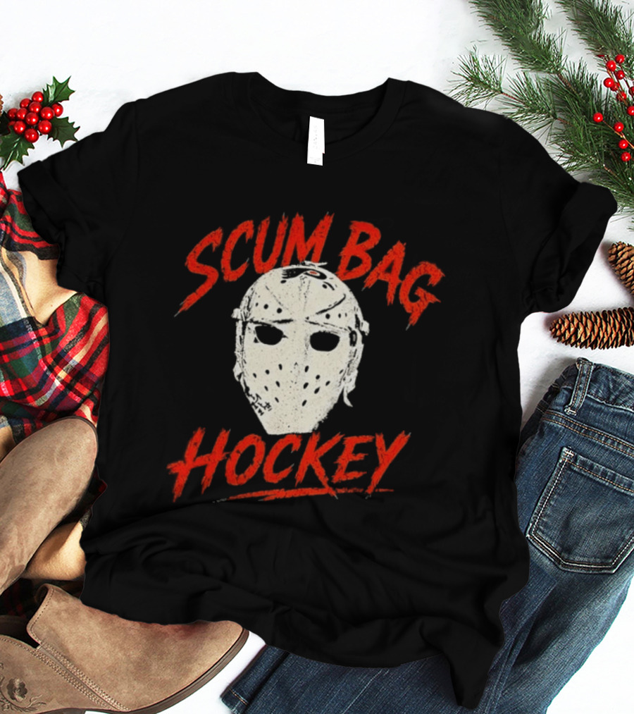 Philadelphia Flyers Scum Bag Hockey Mask T-Shirt