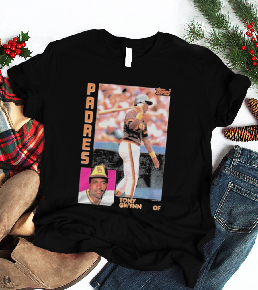 San Diego Padres Tony Gwynn 2026 Topps Baseball Card T-Shirt