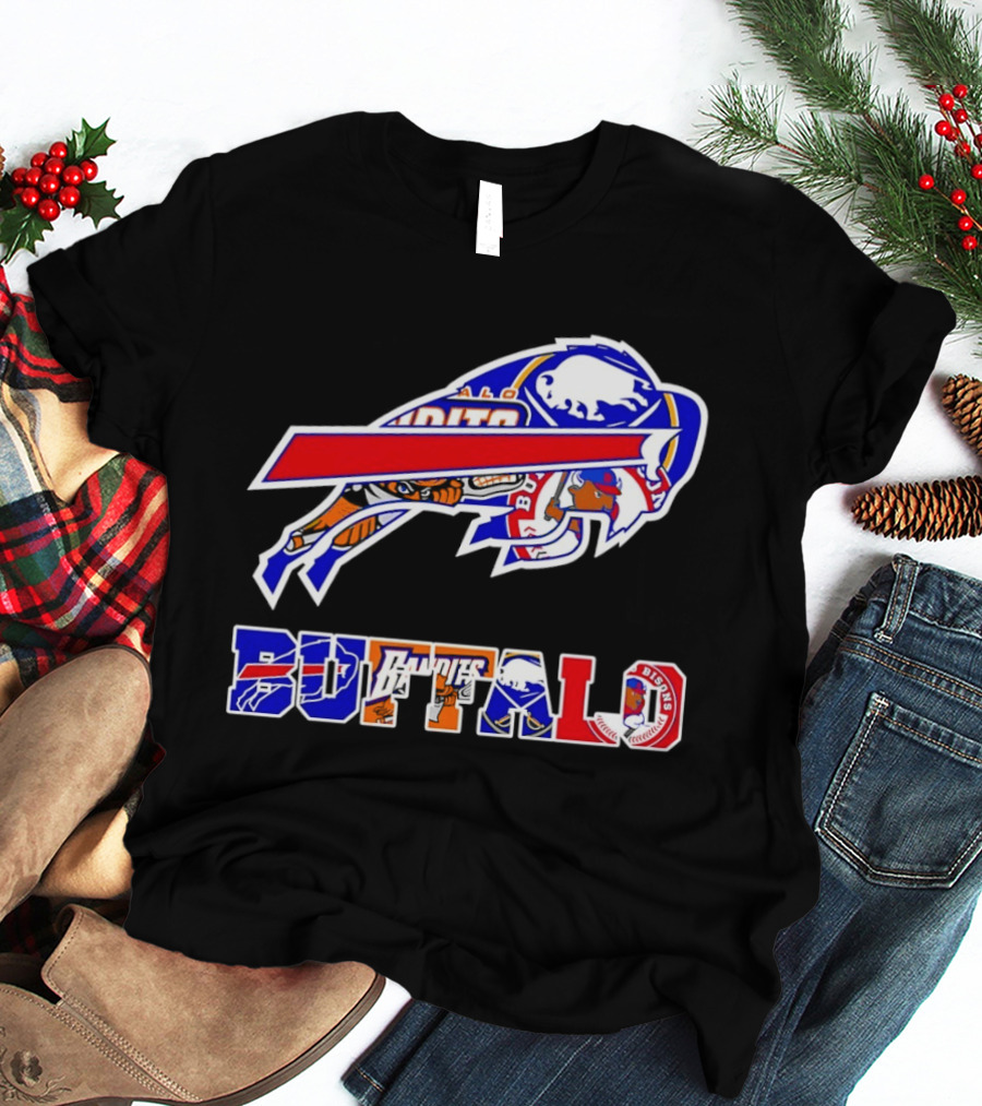Several Buffalo Bills And New York Teams T-Shirt