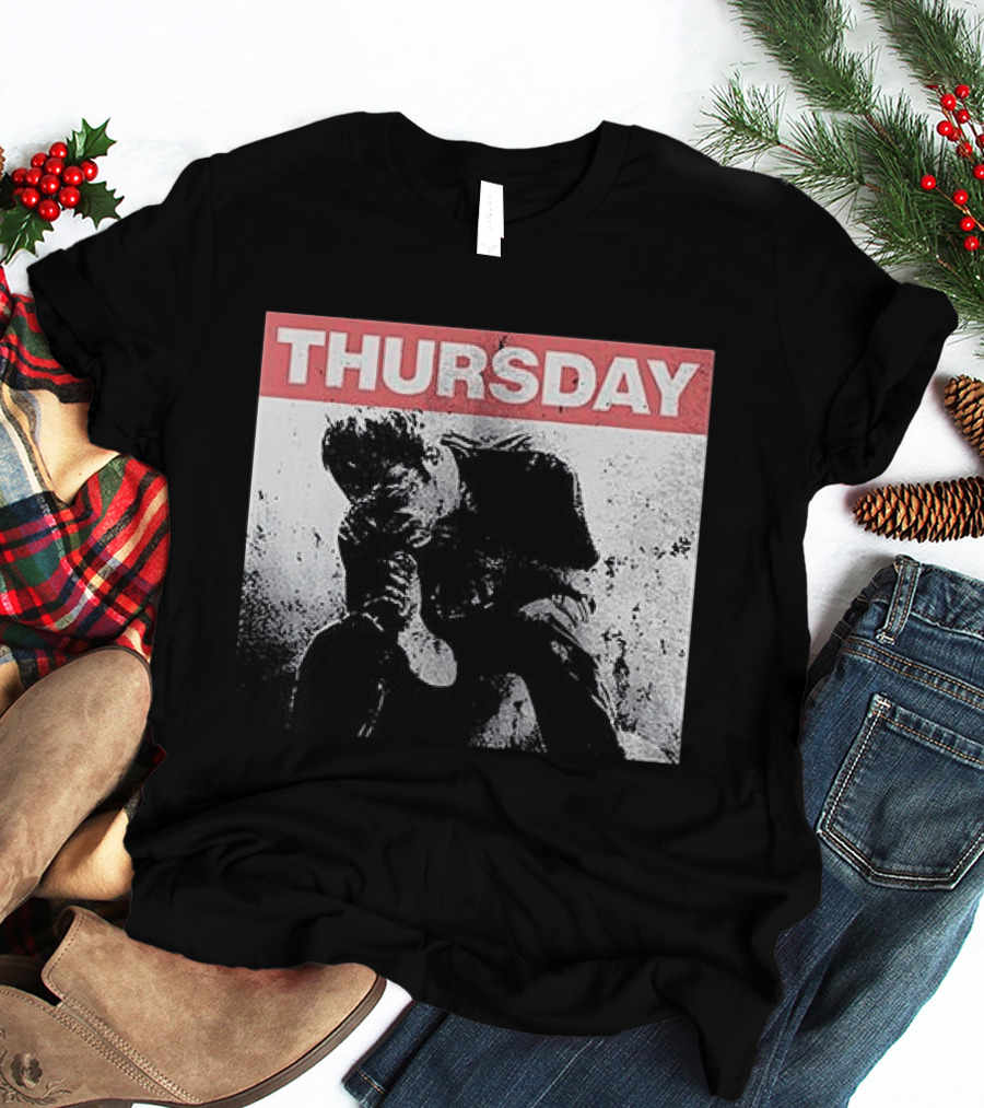 Thursday Sitting Alone In The Dark Of The Stadium Grunge T-Shirt