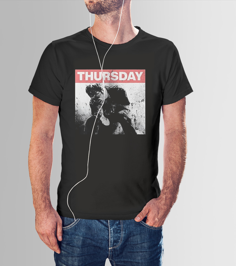 Thursday Sitting Alone In The Dark Of The Stadium Grunge T-Shirt