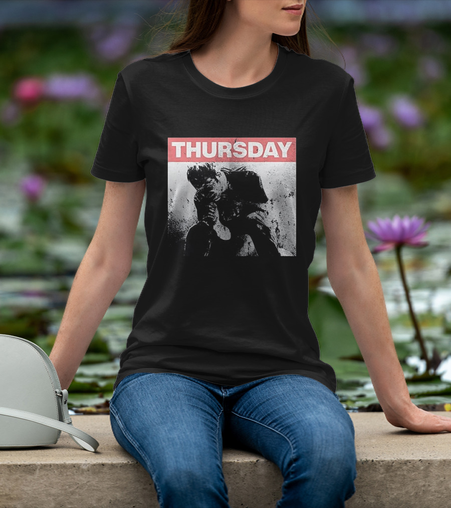 Thursday Sitting Alone In The Dark Of The Stadium Grunge T-Shirt
