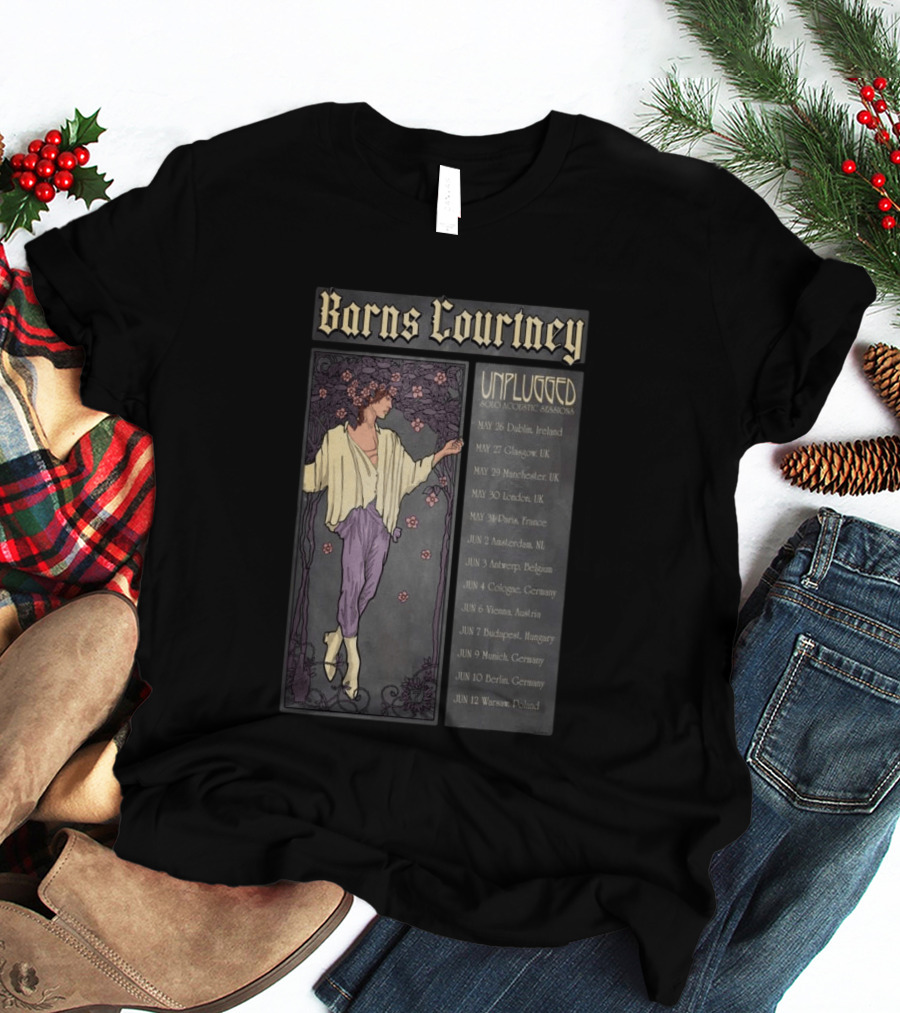 Barns Courtney Unplugged Tour May June 2023 UK Europe Dates T-Shirt