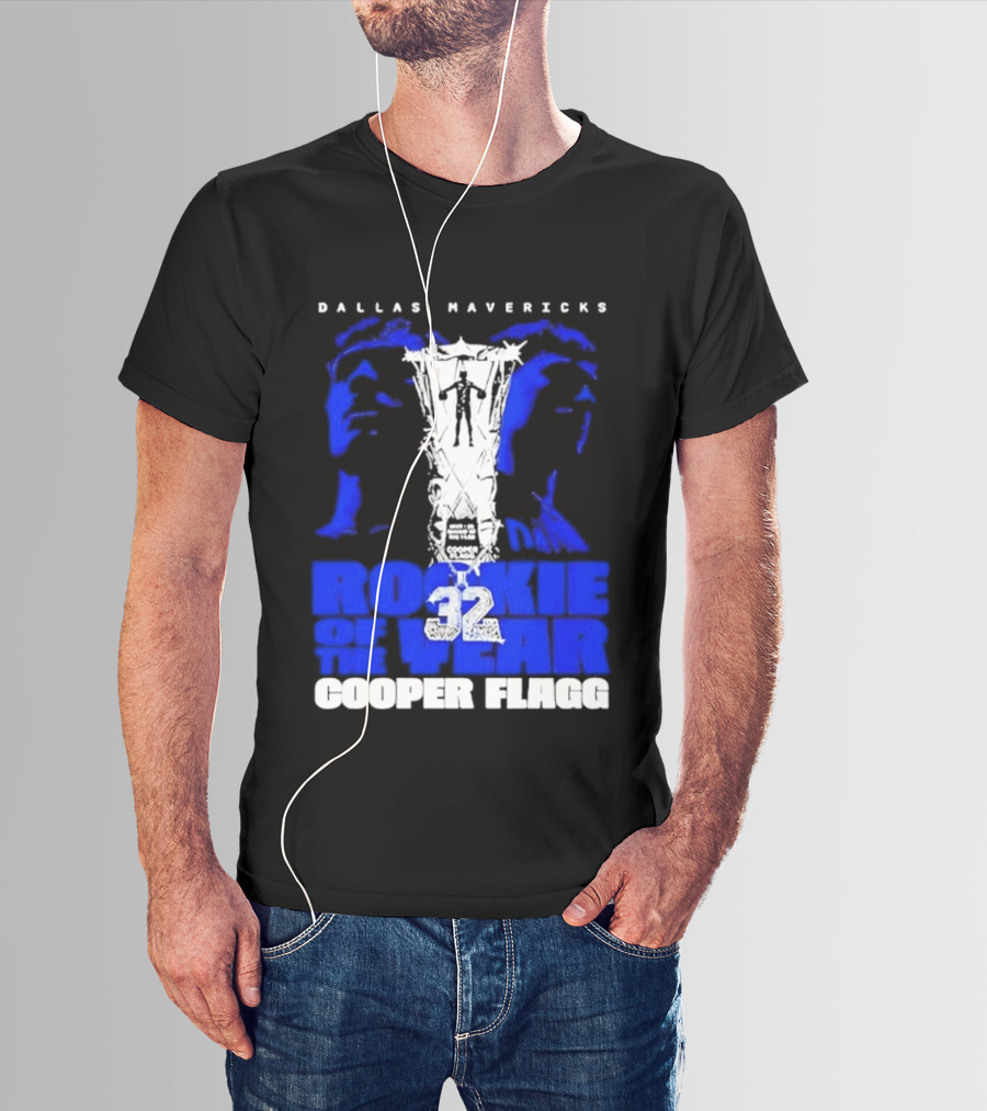 Dallas Mavericks Rookie Of The Year 2026 Cooper Flagg 32 T-Shirt