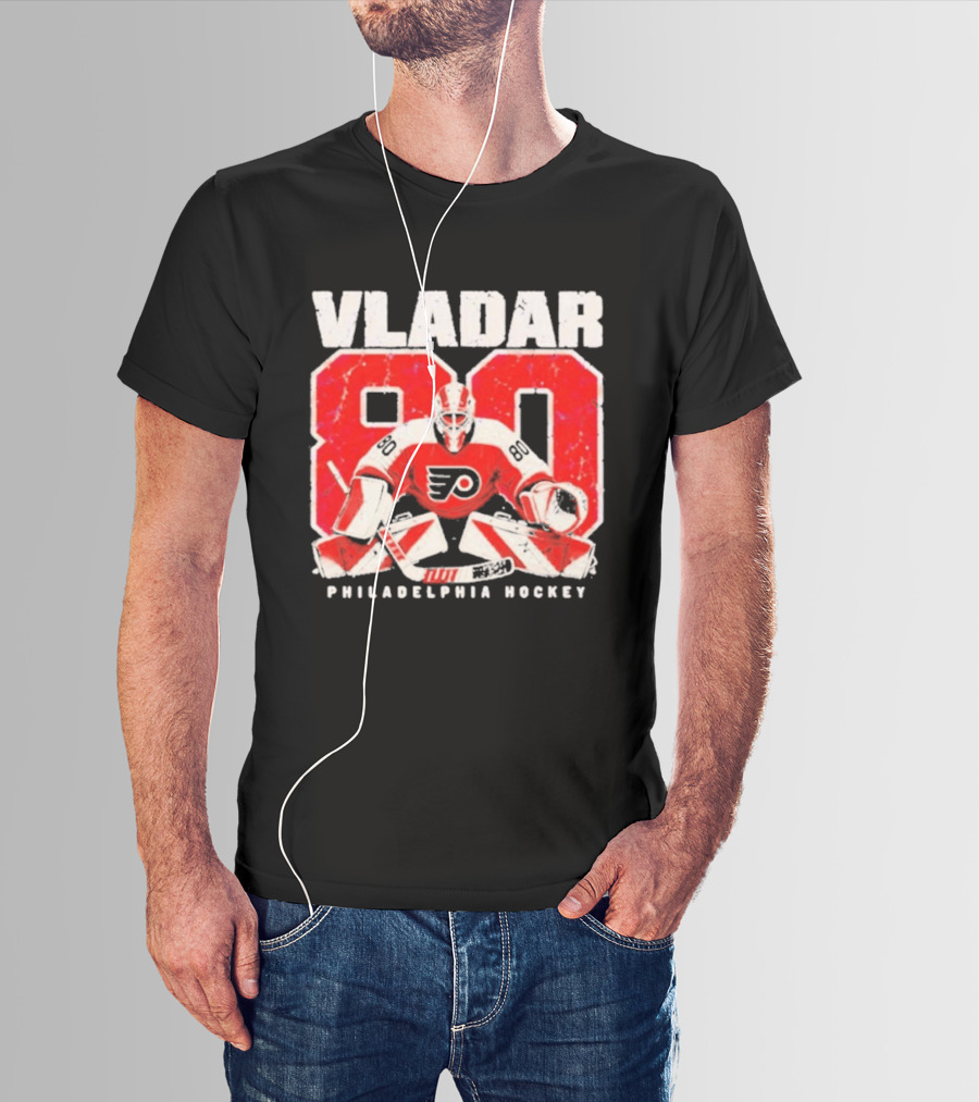 Vladar 80 Philadelphia Hockey T-Shirt