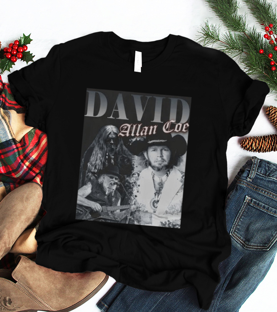 David Allan Coe Iconic Country Music Legend Images T-Shirt