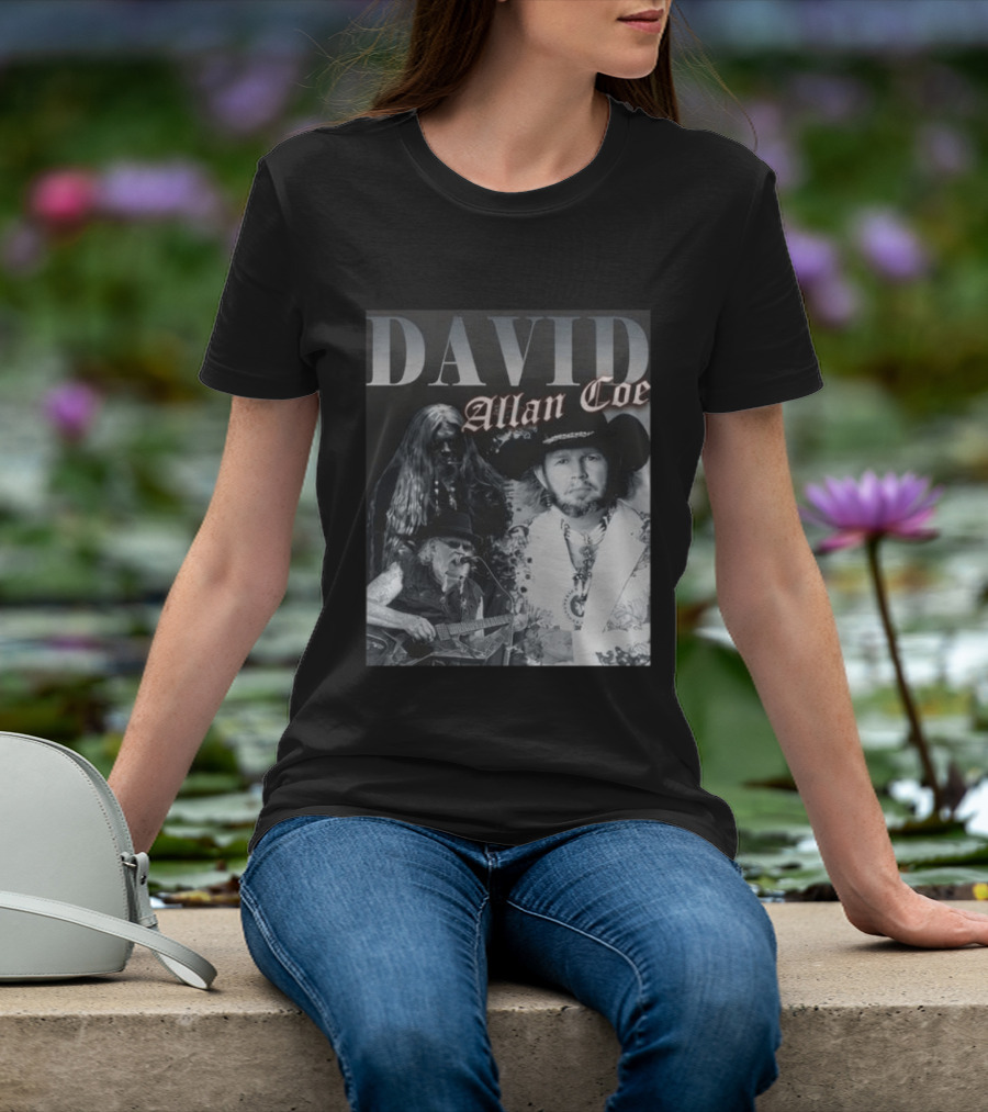 David Allan Coe Iconic Country Music Legend Images T-Shirt