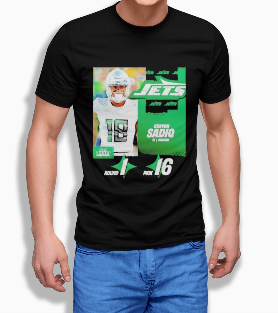 New York Jets Draft Kenyon Sadiq Pick 16 Round 1 2026 NFL Draft T-Shirt