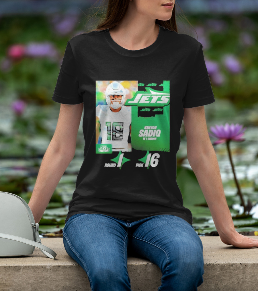 New York Jets Draft Kenyon Sadiq Pick 16 Round 1 2026 NFL Draft T-Shirt