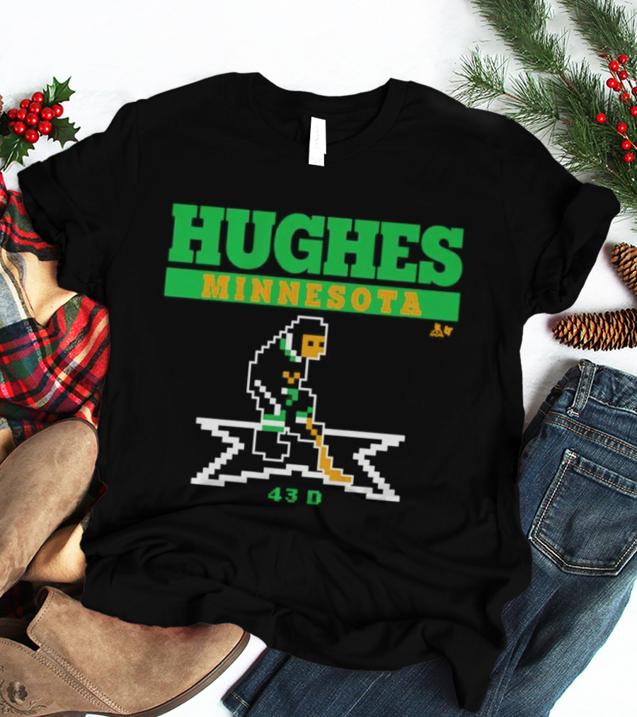 Hughes Minnesota Vintage 43 Hockey T-Shirt