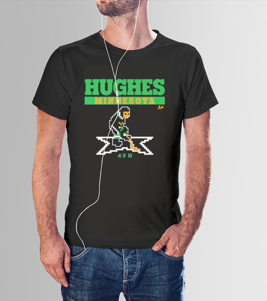 Hughes Minnesota Vintage 43 Hockey T-Shirt