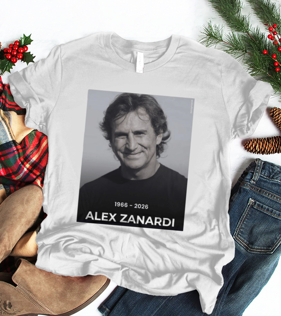 1966 2026 Alex Zanardi Con Profondo Dolore La Famiglia Comunica La Scomparsa Di Alessandro Zanardi T-Shirt