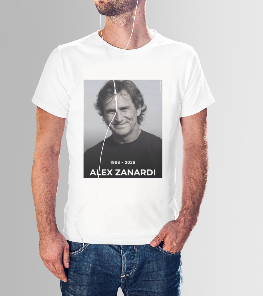 1966 2026 Alex Zanardi Con Profondo Dolore La Famiglia Comunica La Scomparsa Di Alessandro Zanardi T-Shirt