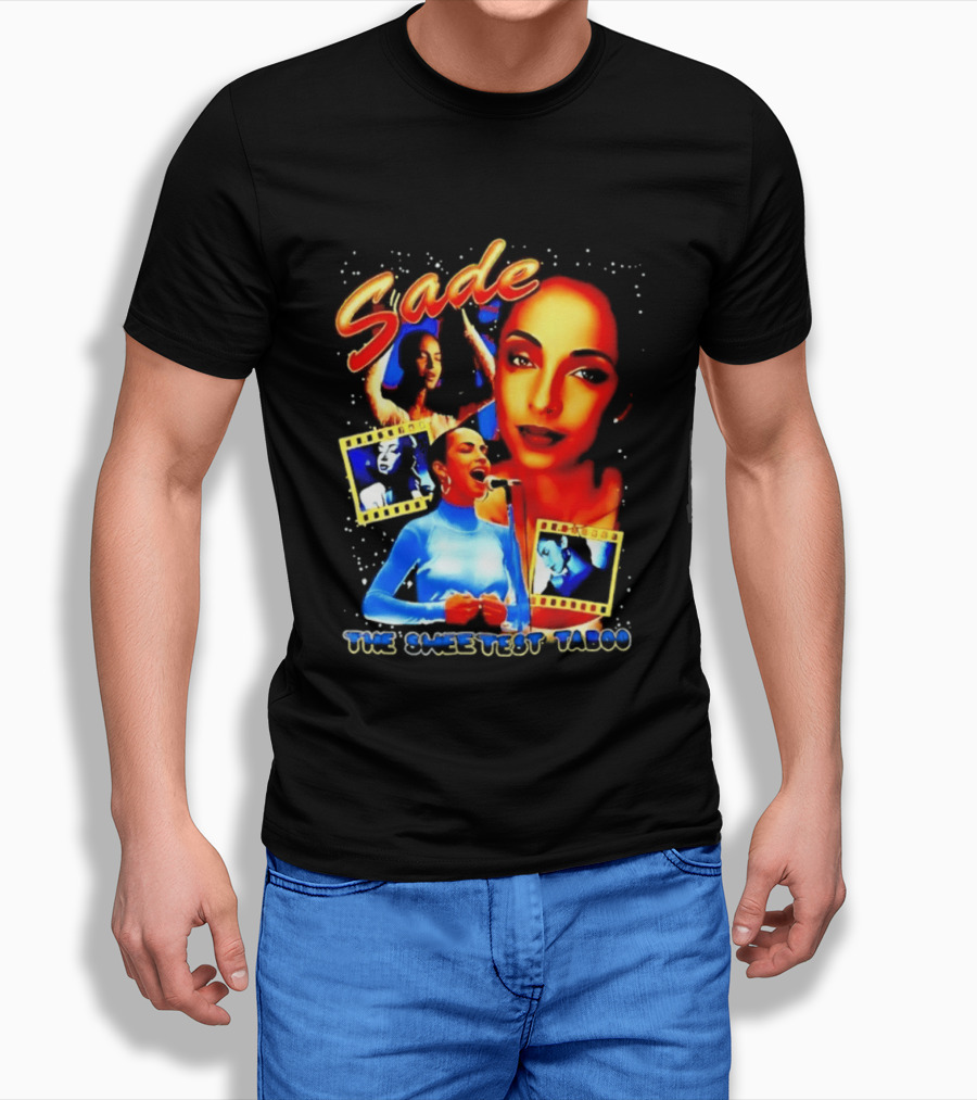 Sade The Sweetest Taboo Music Icon Montage T-Shirt