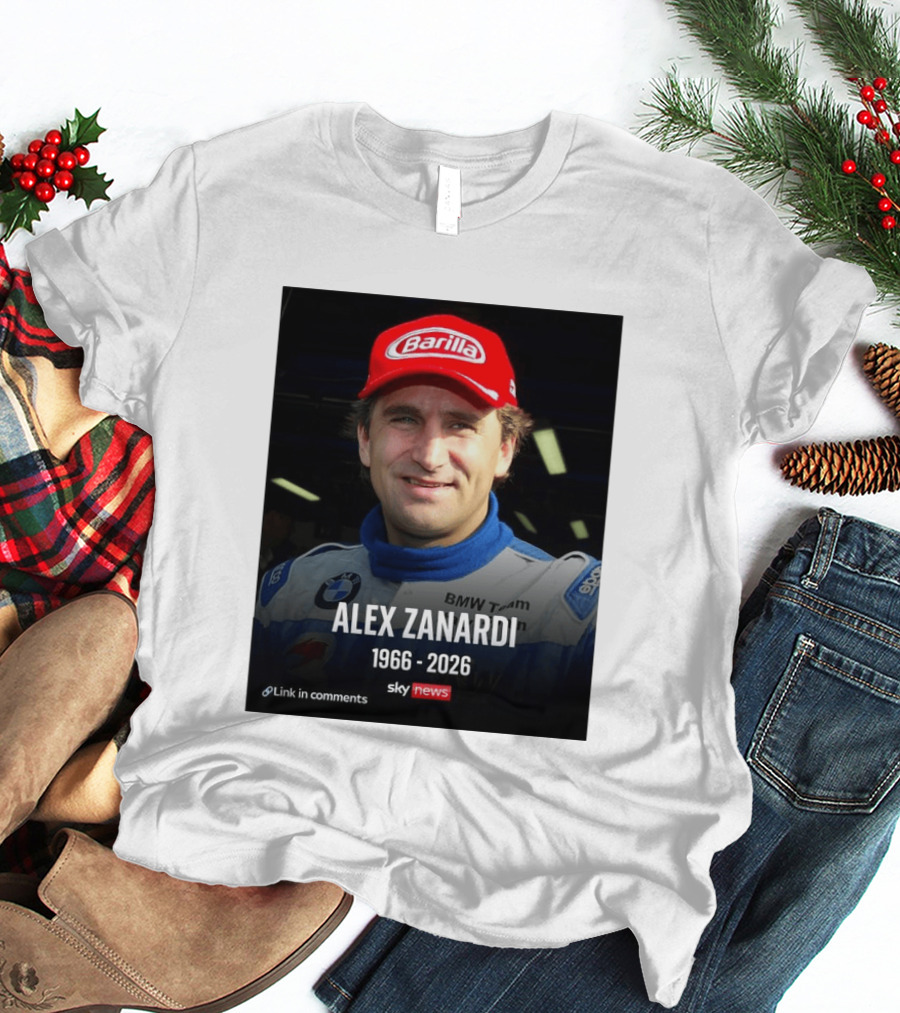 Die Sportwelt Trauert Um Ein Ganz Großes Vorbild Ruhe In Frieden Alex Zanardi 1966 2026 BMW Team Racing Sky News Barilla T-Shirt