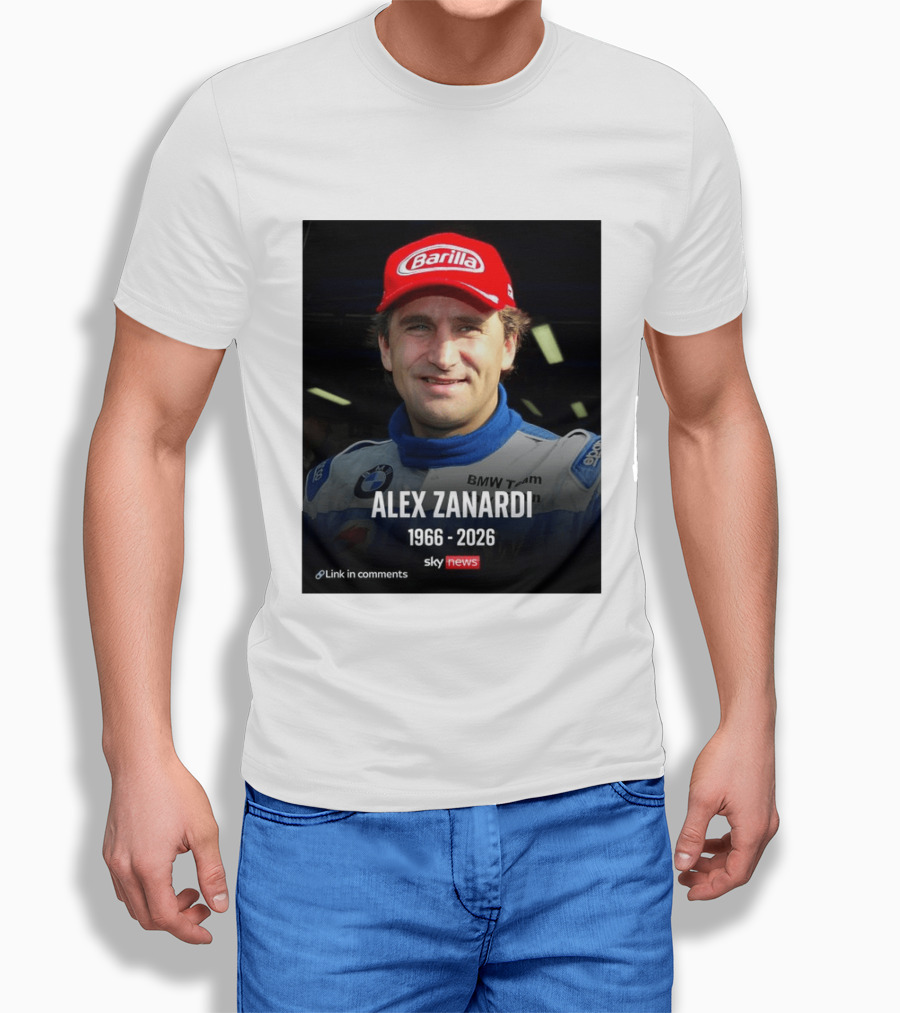 Die Sportwelt Trauert Um Ein Ganz Großes Vorbild Ruhe In Frieden Alex Zanardi 1966 2026 BMW Team Racing Sky News Barilla T-Shirt