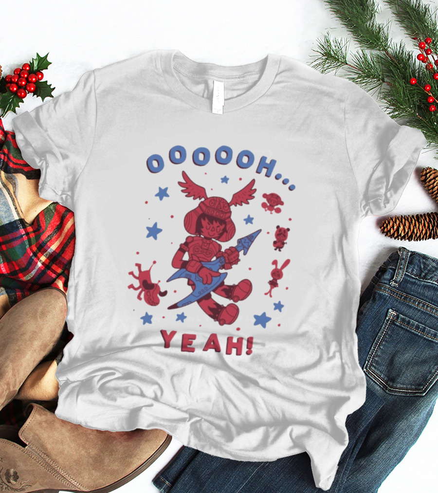 Oooooh Yeah Gitaroo Man You Won Wings Guitar Stars T-Shirt