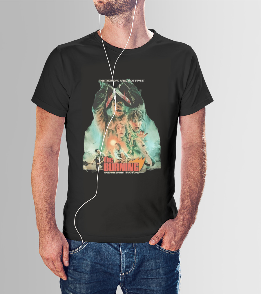 The Burning Cropsy's Revenge Horror Movie Timed Pre Order 5 Days Only T-Shirt