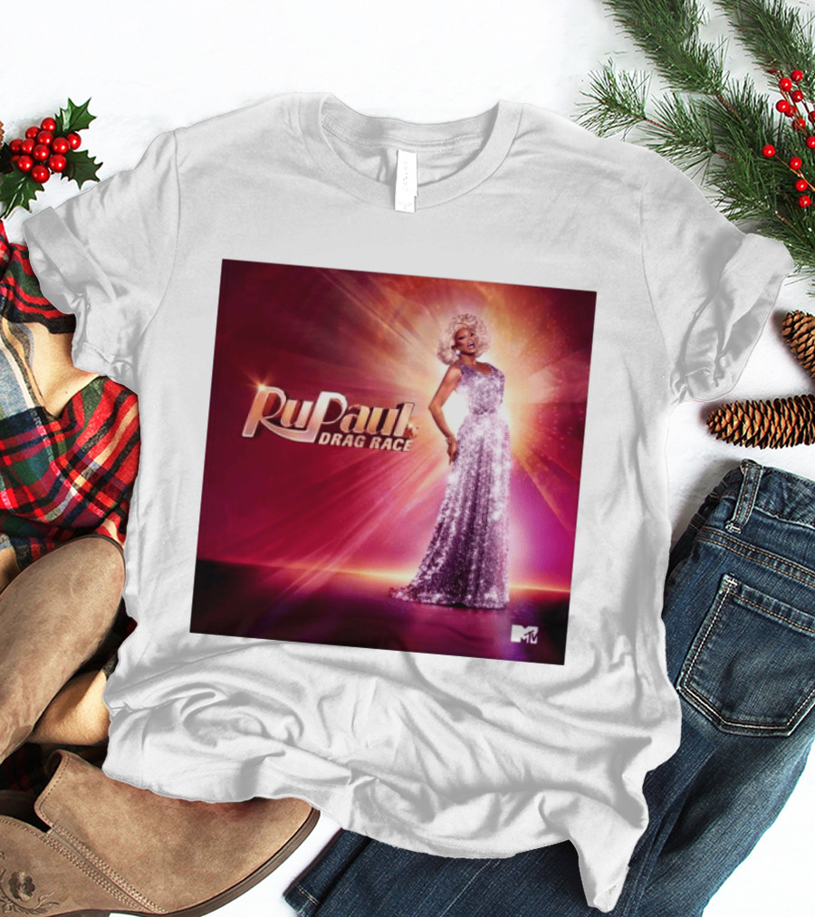 RuPaul's Drag Race Season 18 2026 MTV Bright Lights Glamor And Elegance T-Shirt