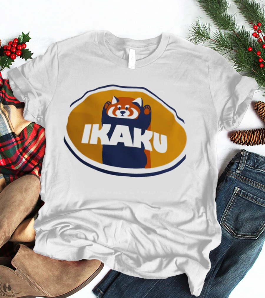 Graniph Ikaku Cartoon Red Panda T-Shirt