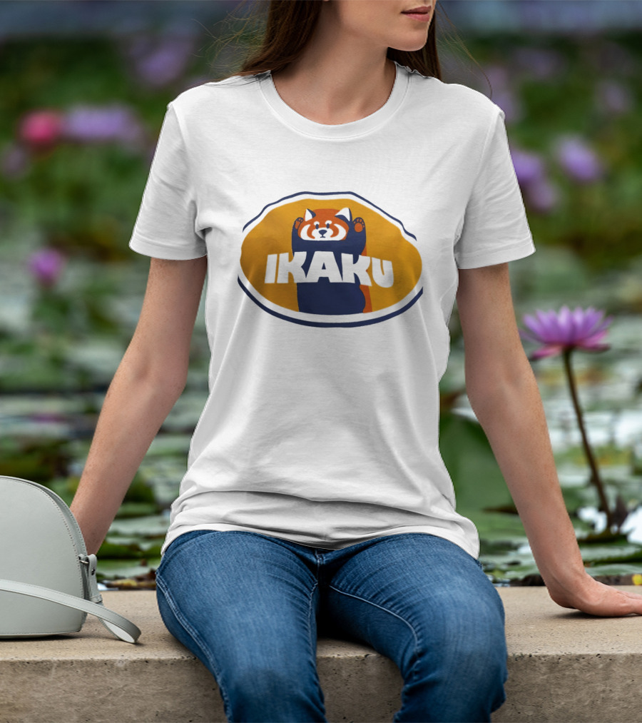 Graniph Ikaku Cartoon Red Panda T-Shirt