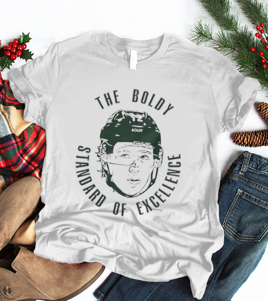 Matt Boldy The Boldy Standard Of Excellence Ice Hockey T-Shirt