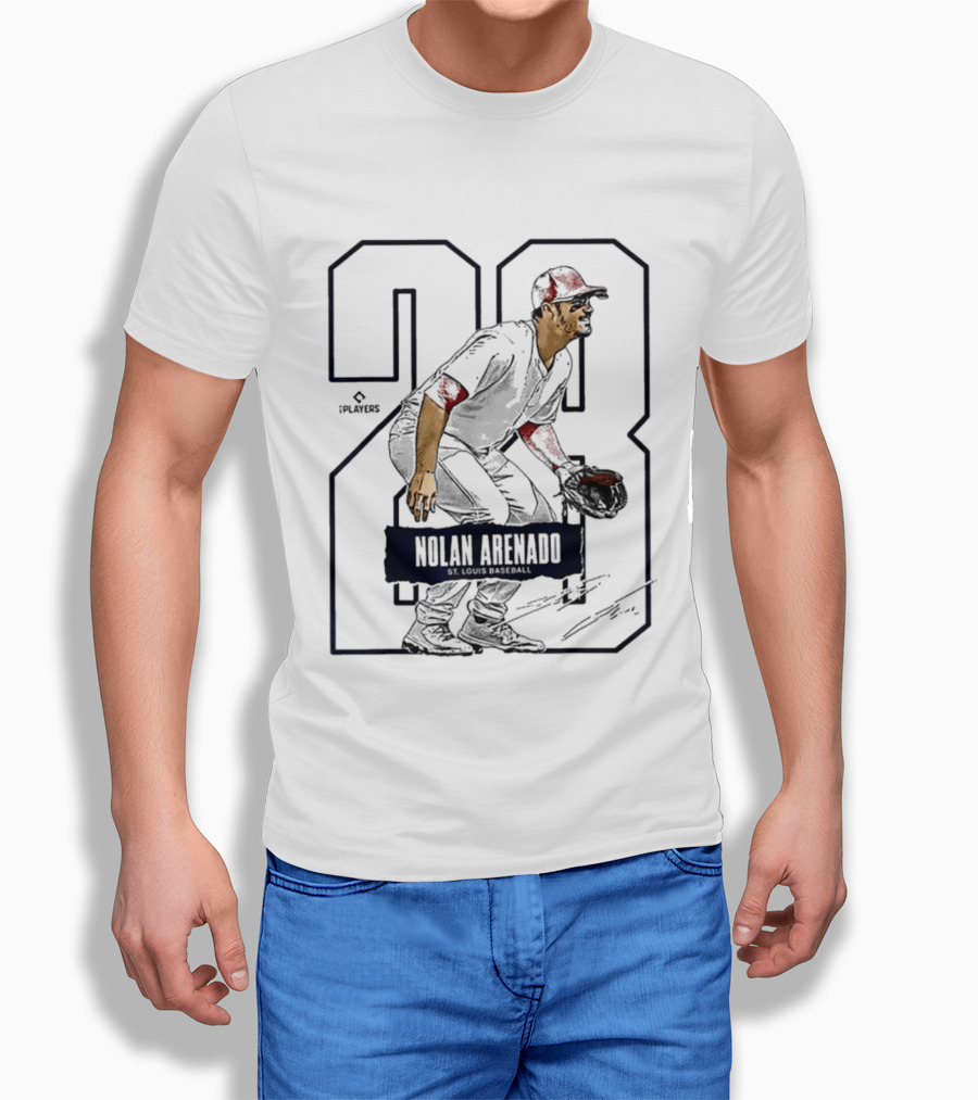 Nolan Arenado 28 ST Louis Baseball Players T-Shirt