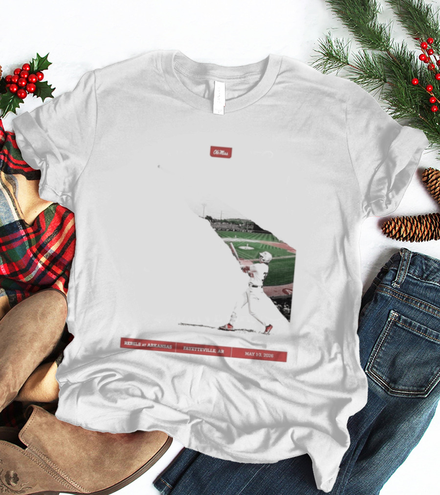 Ole Miss Baseball Swayze Field May 1 3 2026 Fayetteville AR Perfect Timing T-Shirt