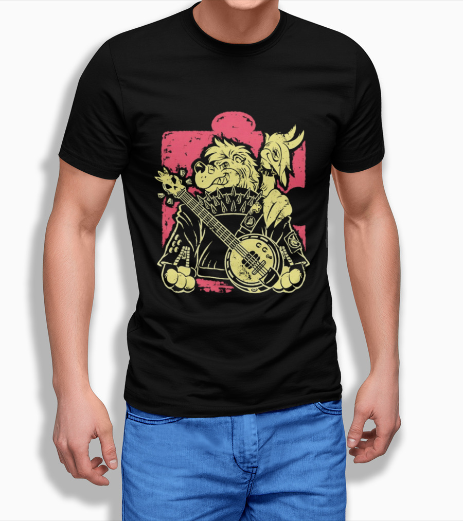 Banjo Kazooie Bluegrass Punk Energy Banjo Bear And Bird T-Shirt