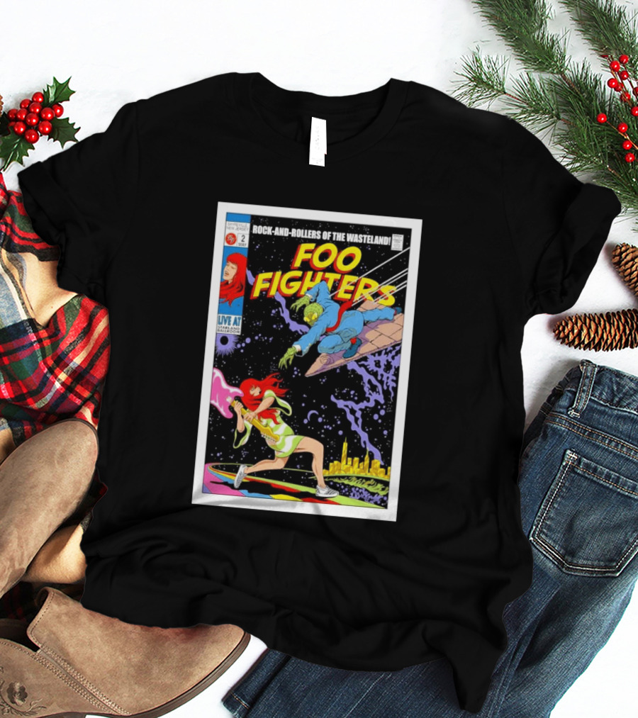 Foo Fighters Rock And Rollers Of The Wasteland Sayreville New Jersey Starland Ballroom May 2 2026 T-Shirt