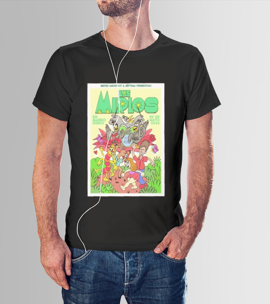 Mister Midnight Y Réptima Presentan Los Mirlos En Marko Disko Tijuana Mayo 30 2026 T-Shirt