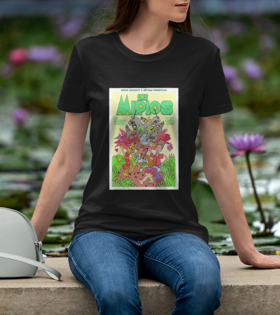 Mister Midnight Y Réptima Presentan Los Mirlos En Marko Disko Tijuana Mayo 30 2026 T-Shirt