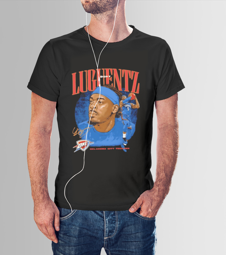 Luguentz Dort Oklahoma City Thunder Basketball OKC Star Player T-Shirt