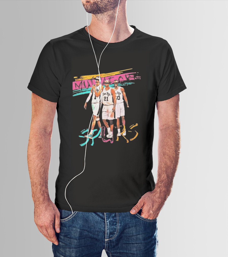 Muthafuckin San Antonio Spurs 2026 Retro Basketball Legends T-Shirt