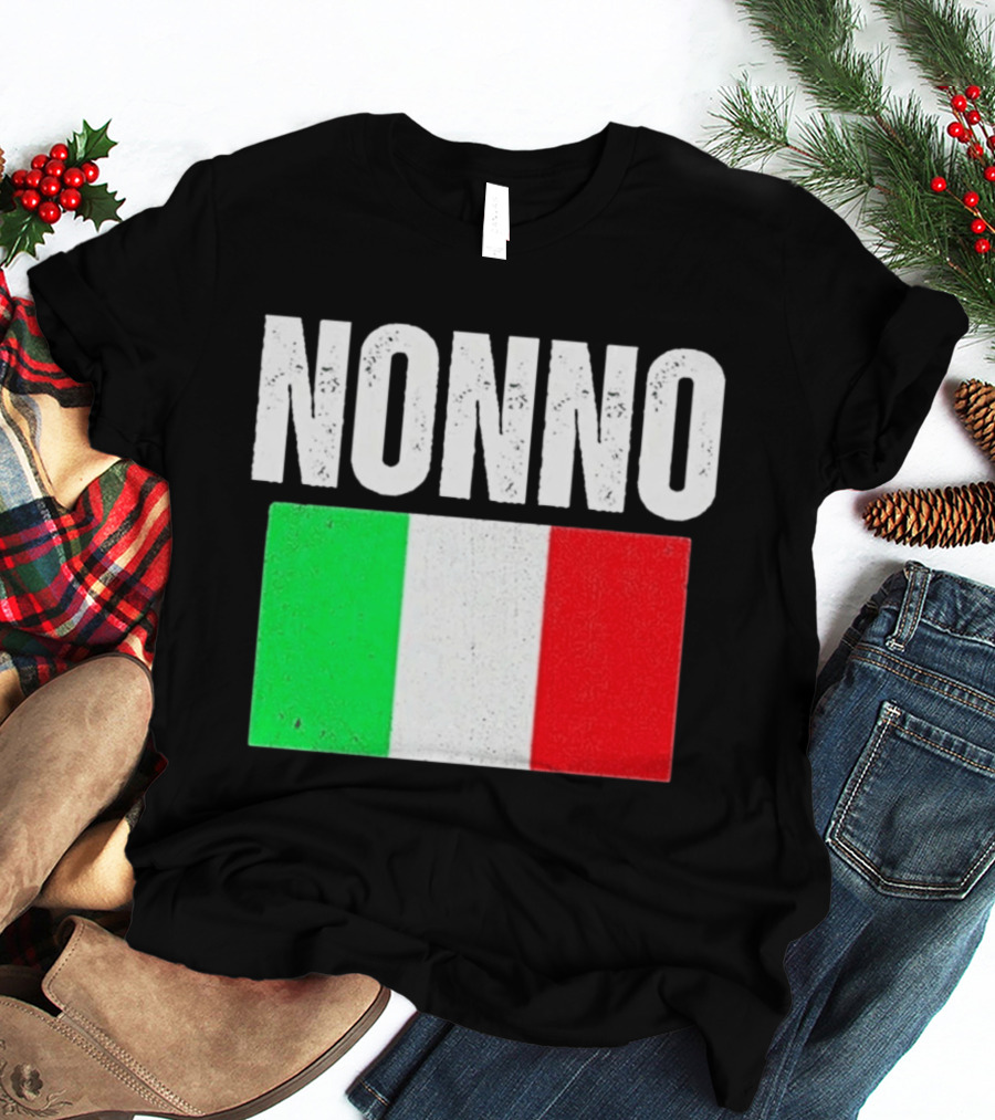 Nonno Italian Flag Patriotic Italy Heritage T-Shirt