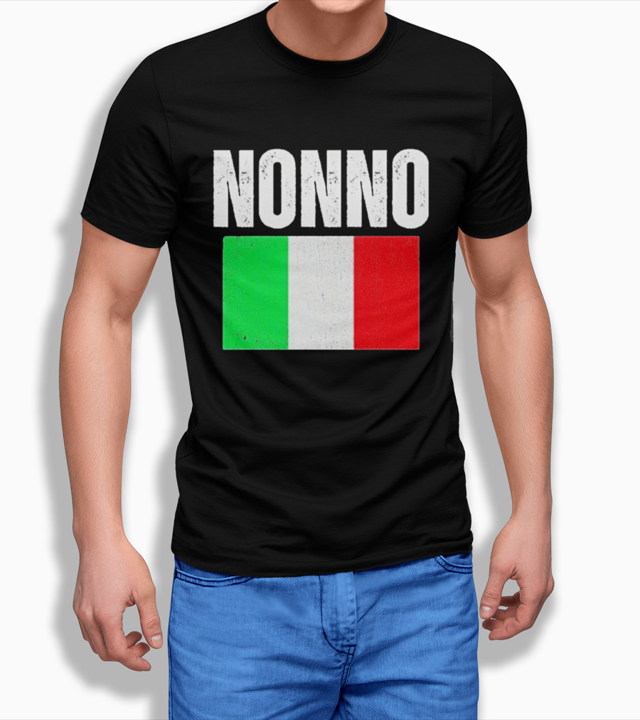 Nonno Italian Flag Patriotic Italy Heritage T-Shirt