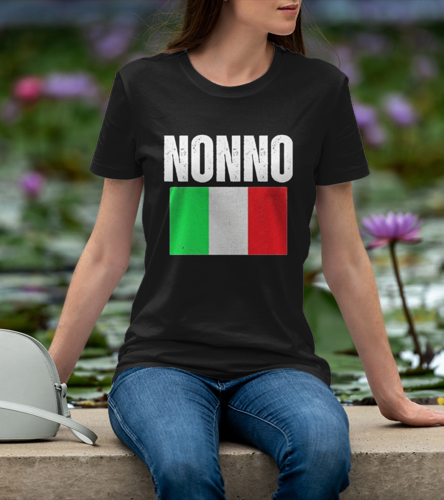 Nonno Italian Flag Patriotic Italy Heritage T-Shirt