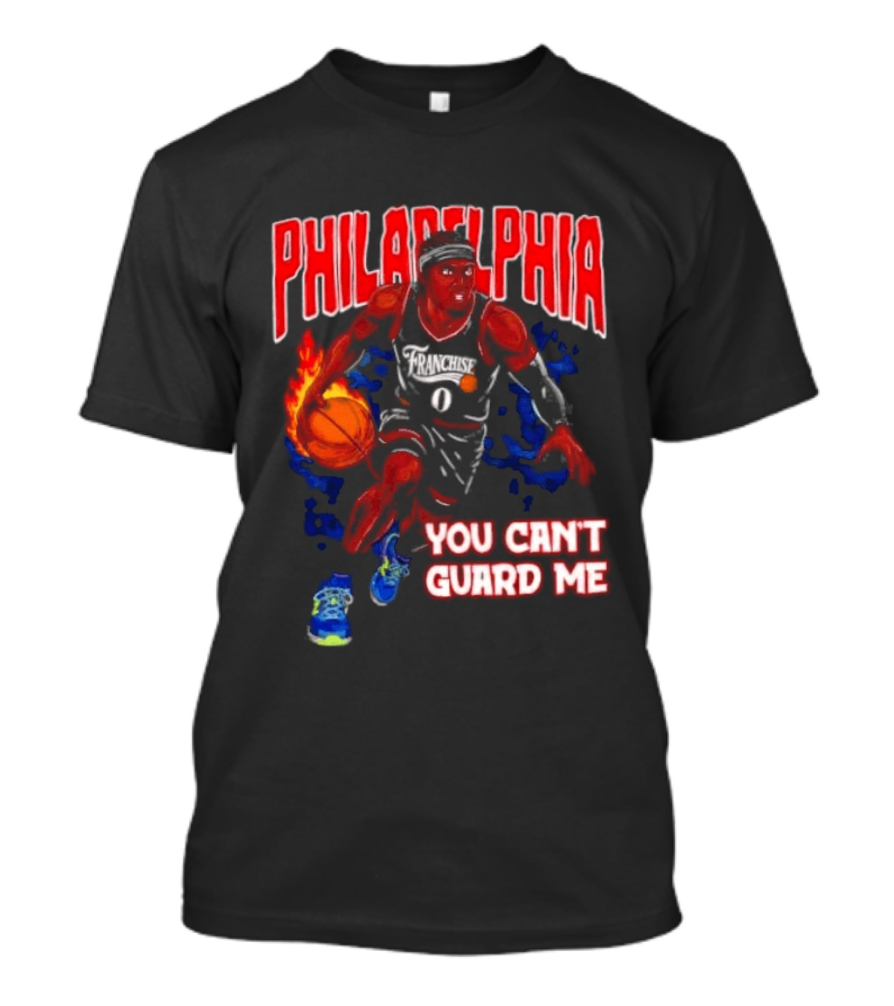 Philadelphia Tyrese Maxey You Can't Guard Me Basketball T-Shirt