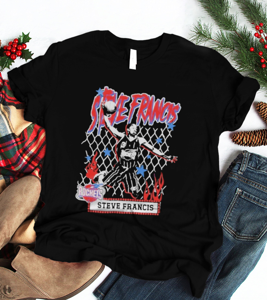 Steve Francis Rockets Mitchell & Ness NBA Street Player Houston T-Shirt