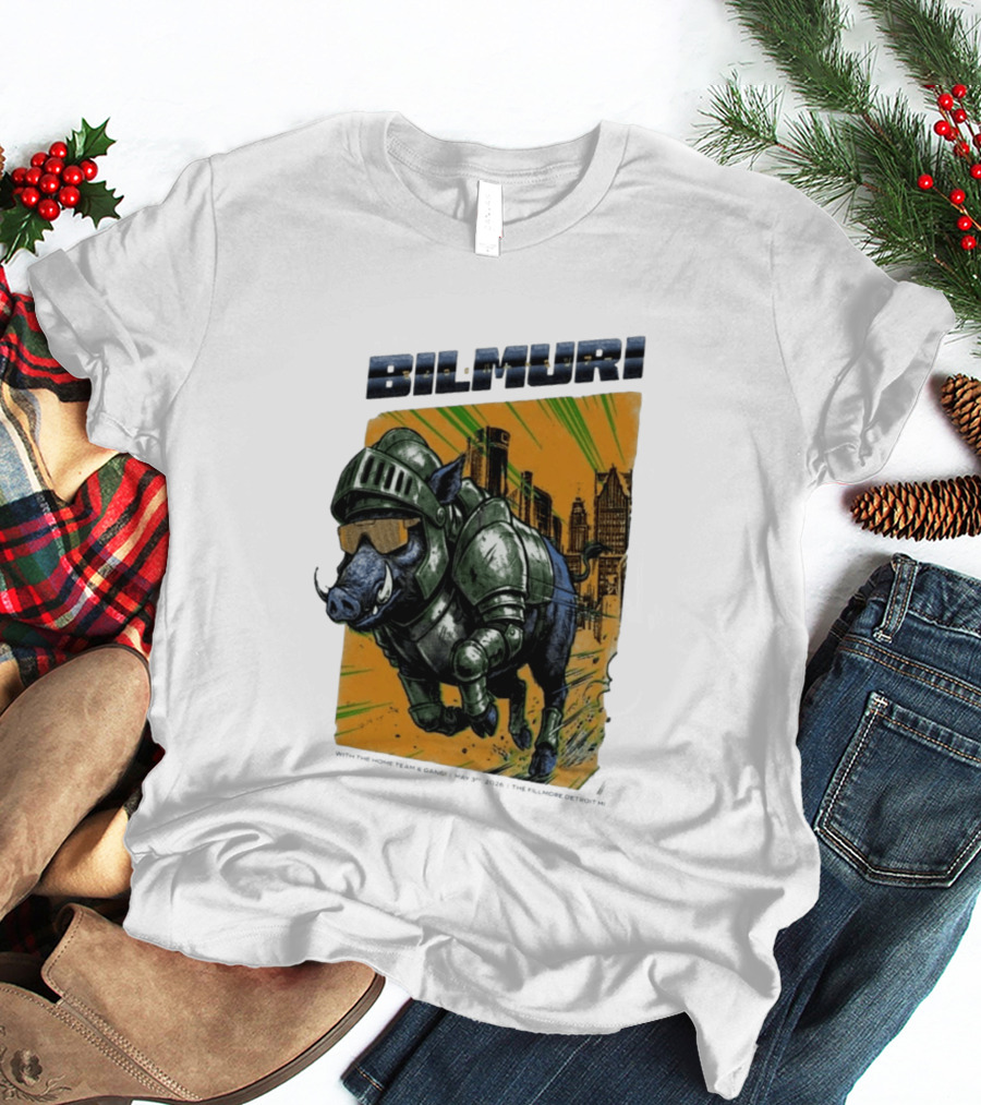 Bilmuri Armored Boar Detroit Skyline The Fillmore May 3 2026 T-Shirt