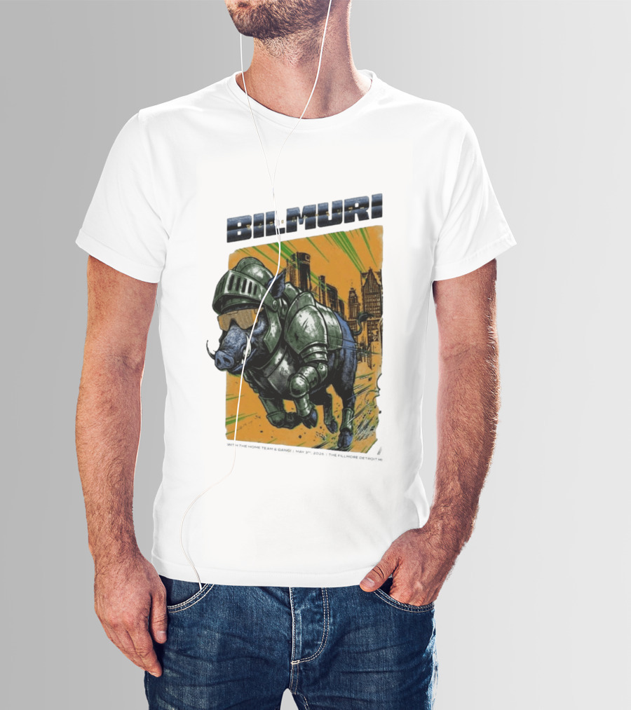 Bilmuri Armored Boar Detroit Skyline The Fillmore May 3 2026 T-Shirt