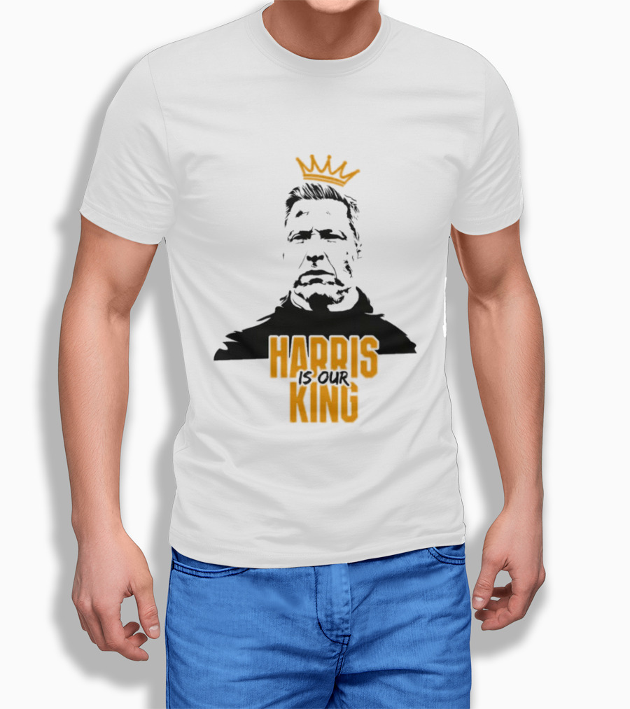 Cambridge United FC Harris Is Our King Crown Portrait 2026 T-Shirt