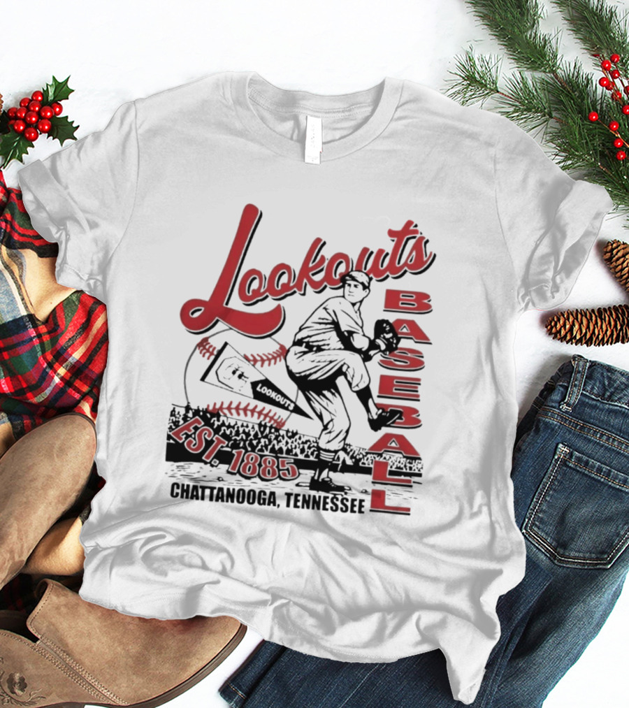 Lookouts Baseball Chattanooga Tennessee Est 1885 T-Shirt