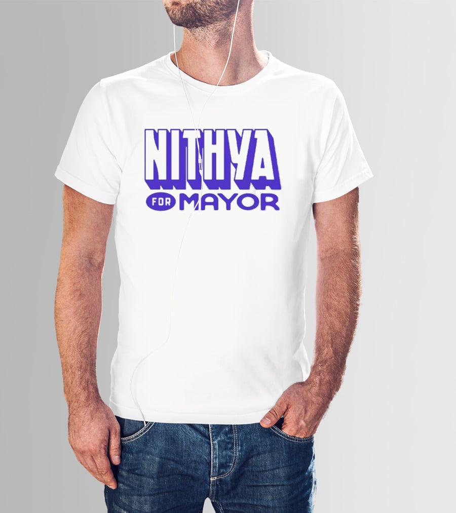 Nithya For Mayor 2026 Election Campaign T-Shirt