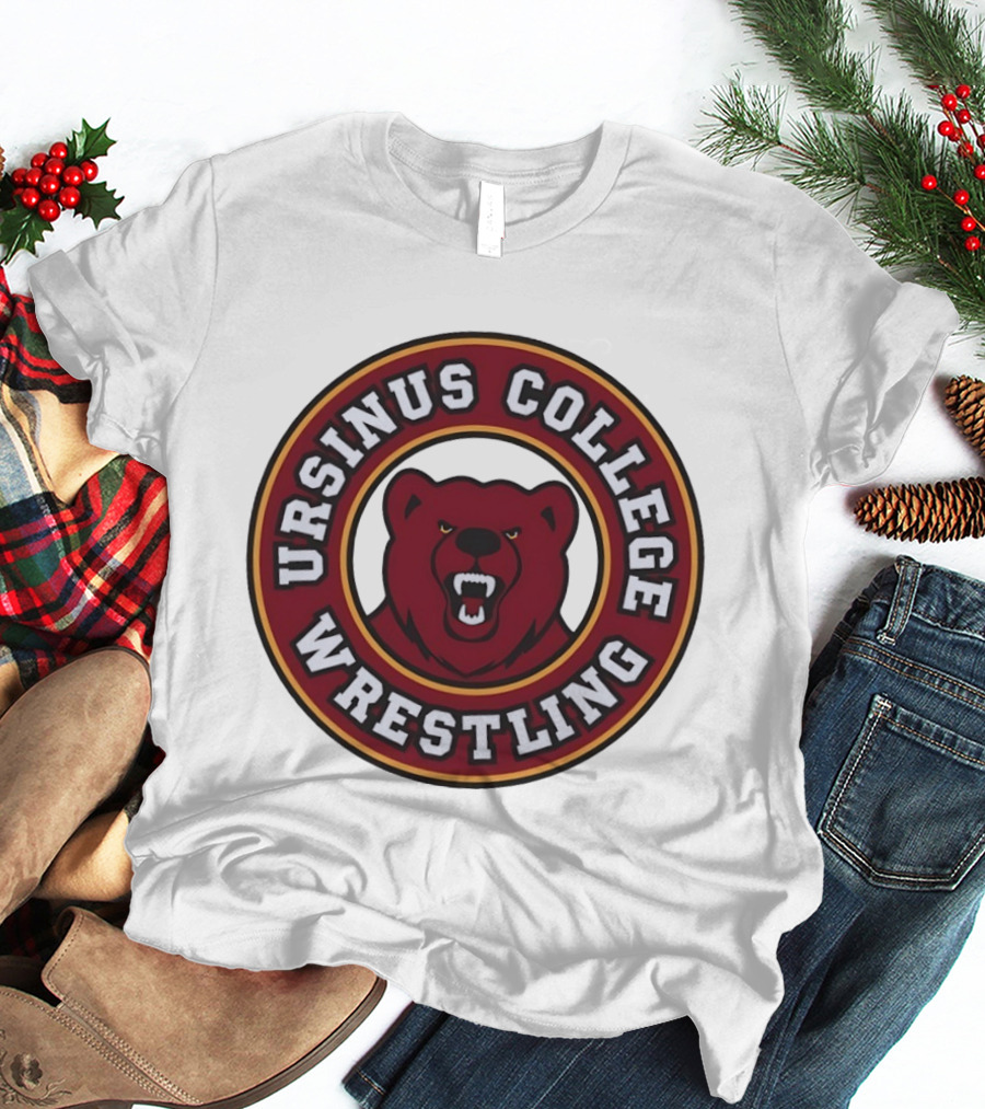 Ursinus College Bear Head Wrestling T-Shirt