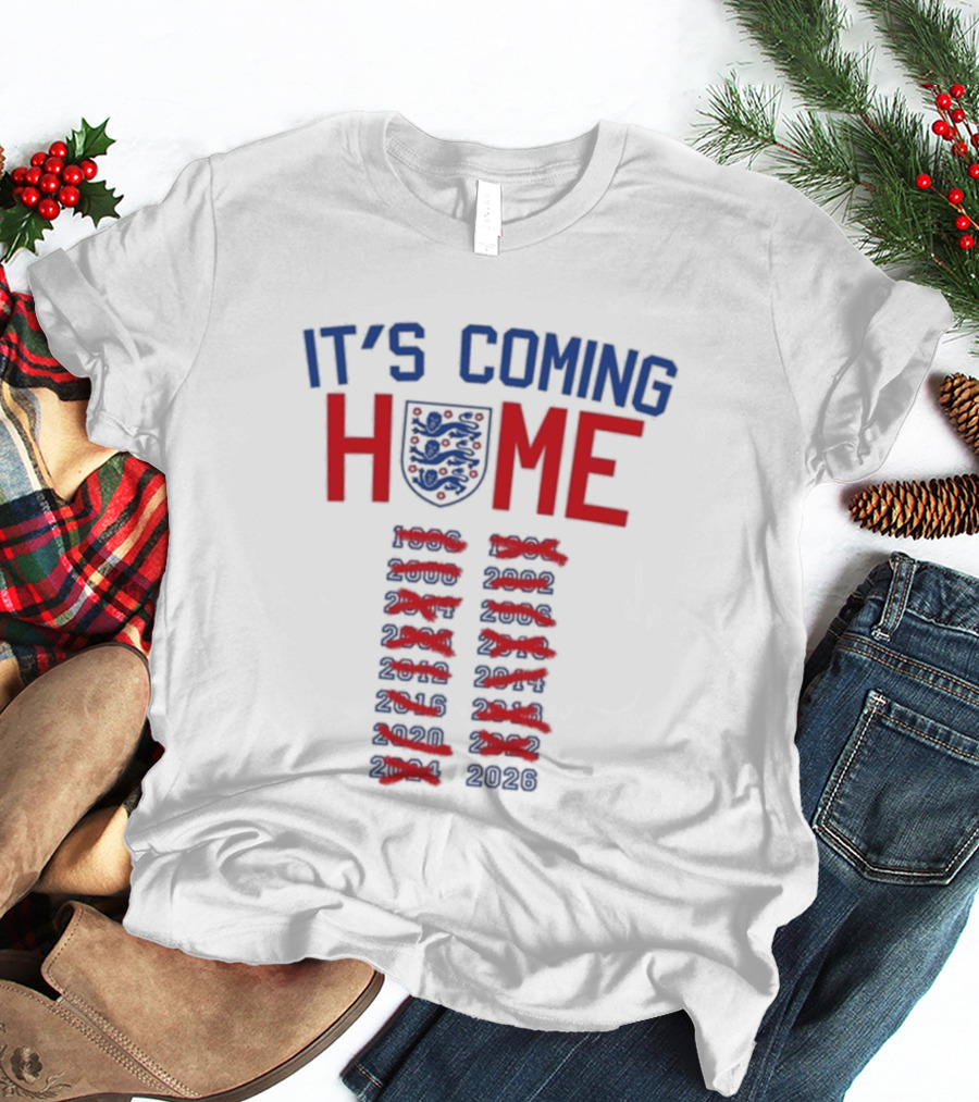 It's Coming Home England Football Anthem 2026 T-Shirt