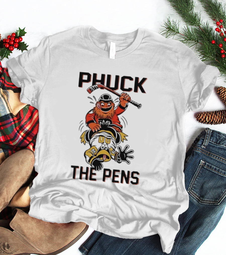 Phuck The Pens Philadelphia Flyers Rivalry Hockey T-Shirt