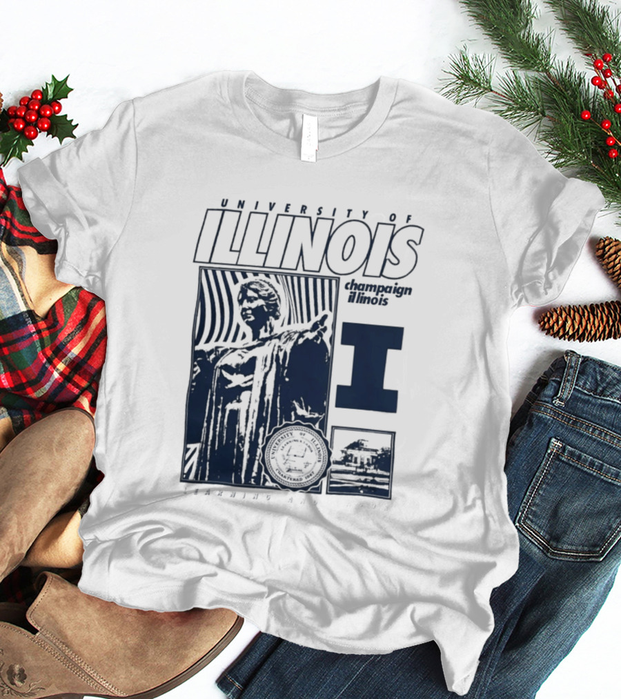 University Of Illinois Alma Mater Champaign Urbana Gameday Spirit T-Shirt