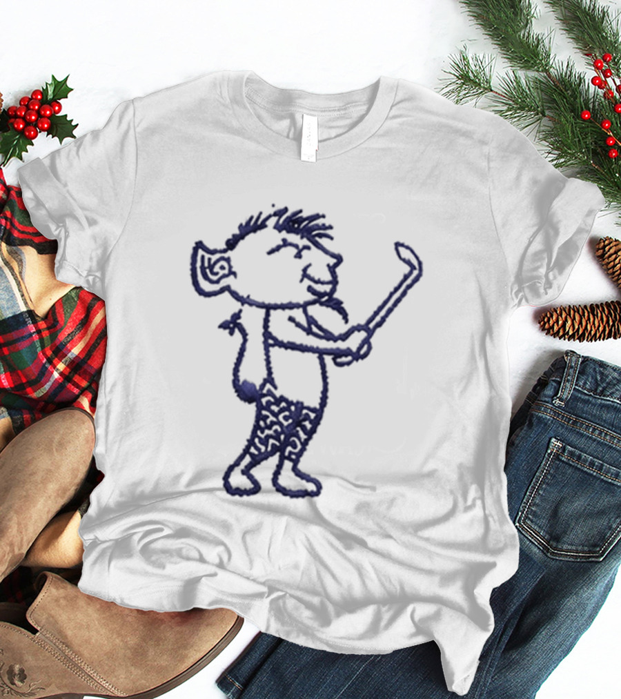 Ryan Jamison DIBS DePaul Golf Hat Character Sketch T-Shirt